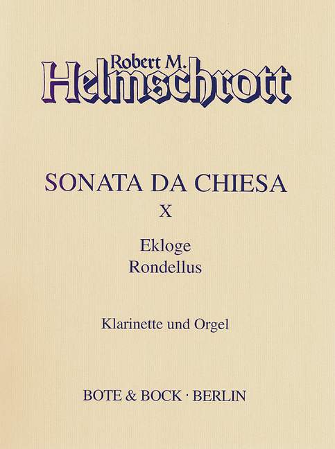 Vorderes Coverbild Sonata da chiesa X 