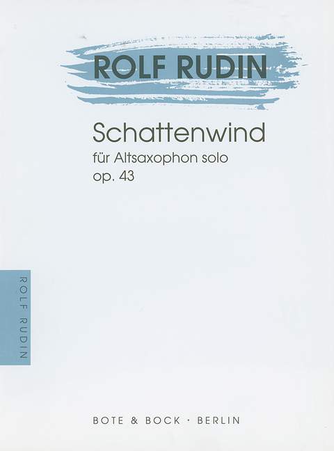 Vorderes Coverbild Schattenwind op. 43 