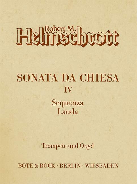 Vorderes Coverbild Sonata da chiesa IV 