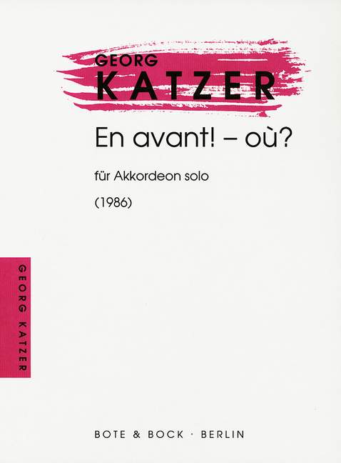 Vorderes Coverbild En avant! - où? 