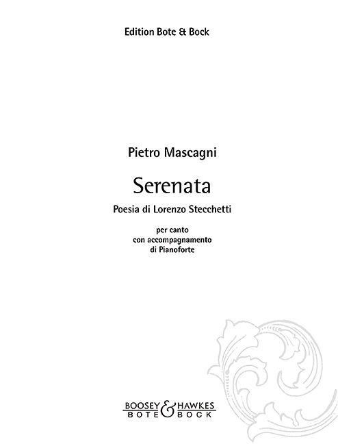 Vorderes Coverbild Serenata 