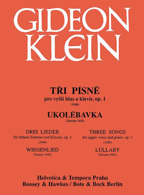 Vorderes Coverbild Drei Lieder / Wiegenlied op. 1 