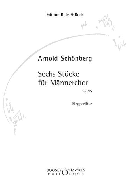 Vorderes Coverbild Sechs Stücke op. 35 