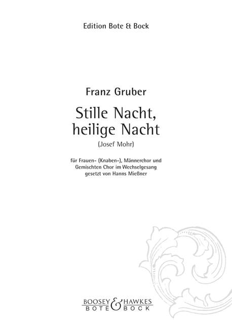 Vorderes Coverbild Stille Nacht, heilige Nacht 