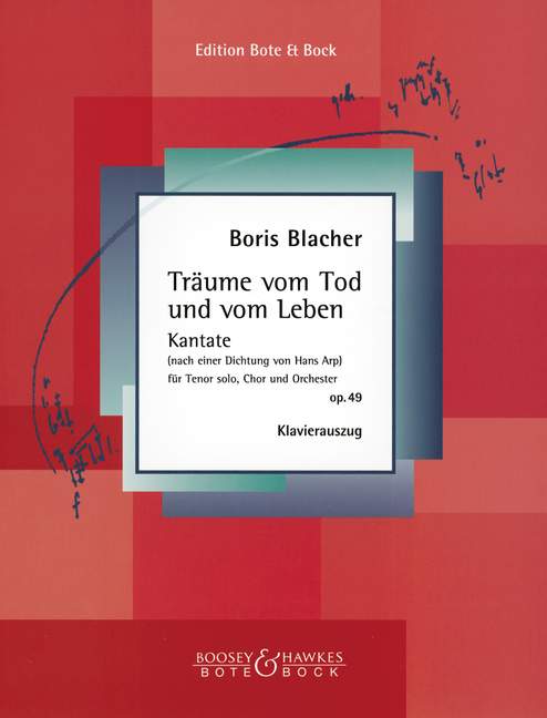 Vorderes Coverbild Träume vom Tod und vom Leben op. 49 