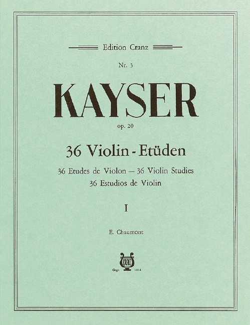Vorderes Coverbild 36 Etüden op. 20 Band 1
