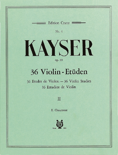 Vorderes Coverbild 36 Etüden op. 20 Band 2