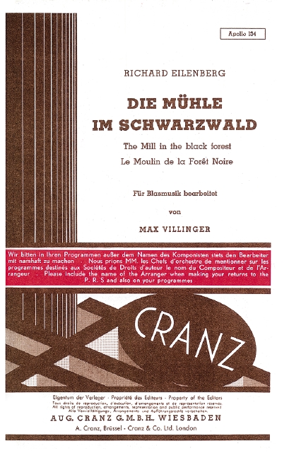 Vorderes Coverbild Die Mühle im Schwarzwald op. 52 