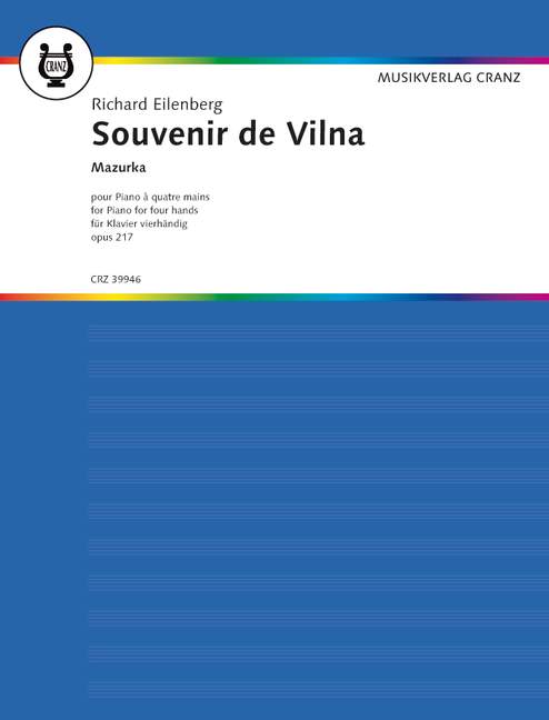 Vorderes Coverbild Souvenir de Vilna op. 217 