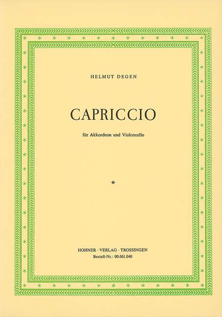 Vorderes Coverbild Capriccio 