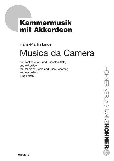 Vorderes Coverbild Musica da Camera 