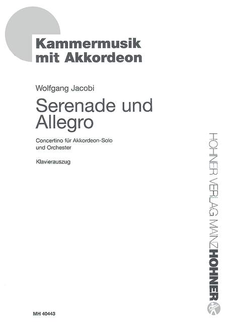 Vorderes Coverbild Serenade und Allegro 
