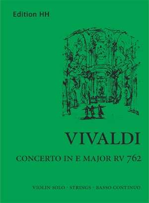 Vorderes Coverbild Concerto in E major RV 762 