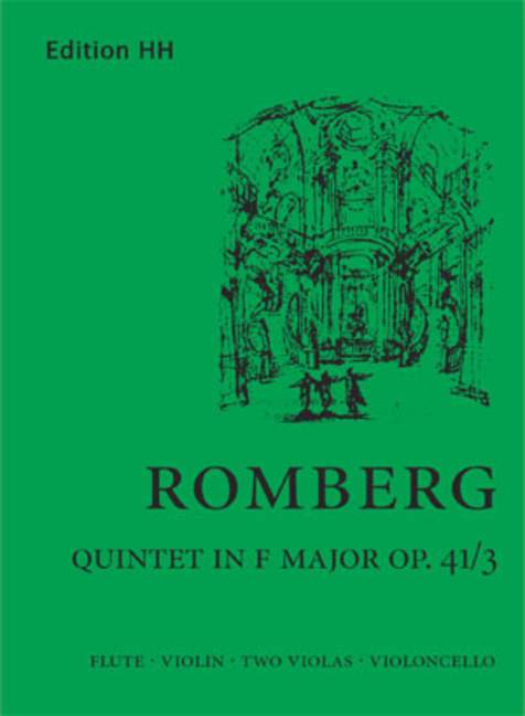 Vorderes Coverbild Flute quintet in F major op. 41/3 