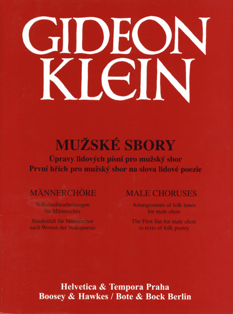 Vorderes Coverbild Werke für Männerchor 
