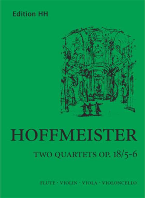 Vorderes Coverbild Flute quartets op. 18/5-6 