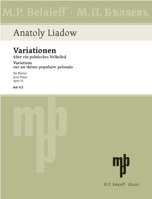 Vorderes Coverbild Variationen op. 51 