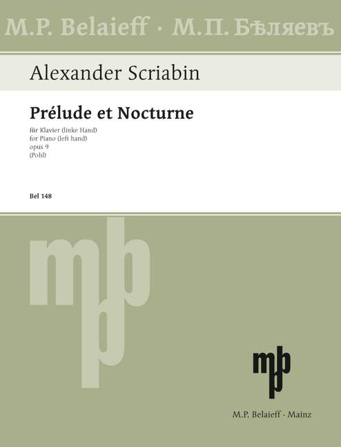 Vorderes Coverbild Prélude et Nocturne op. 9 