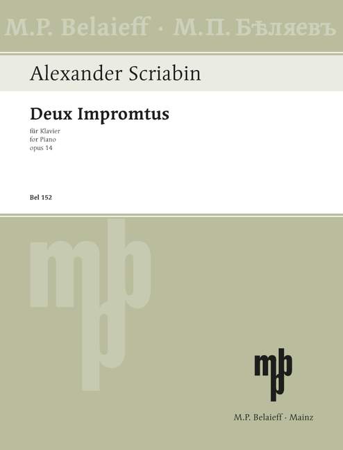 Vorderes Coverbild Deux Impromptus op. 14 