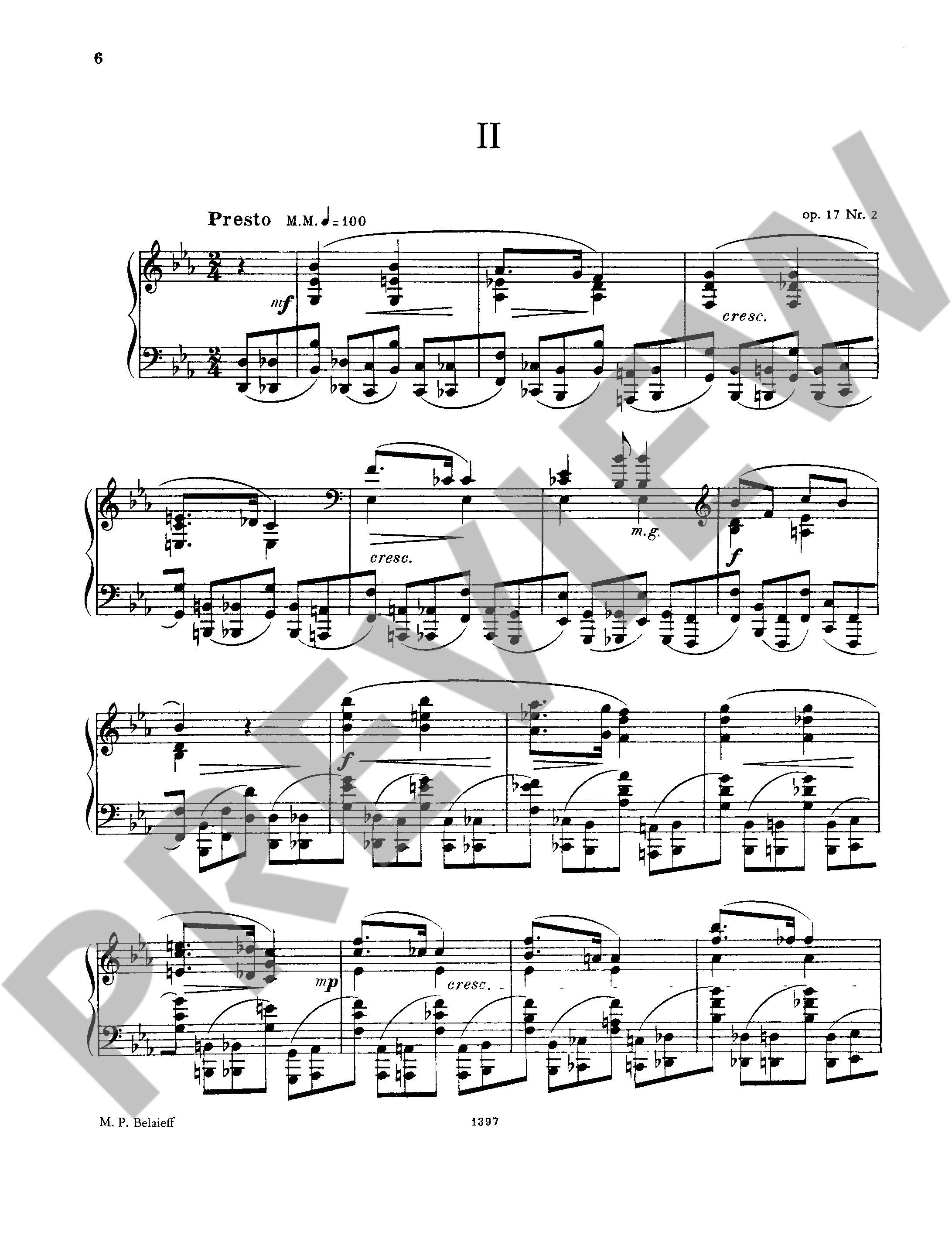 Anderes Coverbild Sept Préludes op. 17 