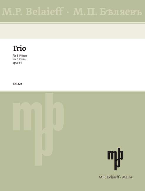 Vorderes Coverbild Trio op. 59 
