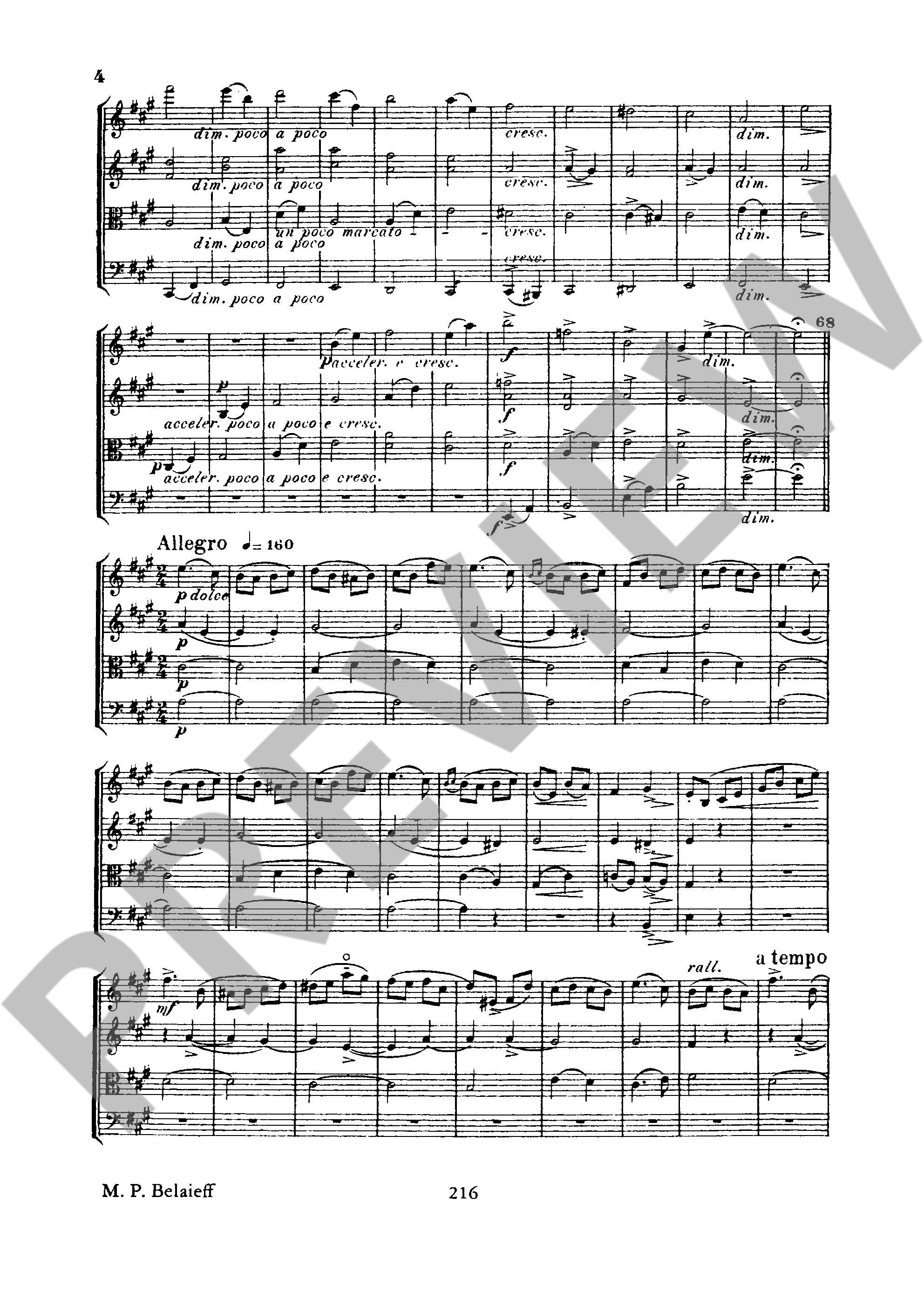 Anderes Coverbild Streichquartett Nr. 1 A-Dur 