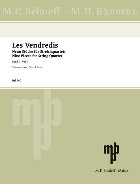 Vorderes Coverbild Les Vendredis Vol. 1