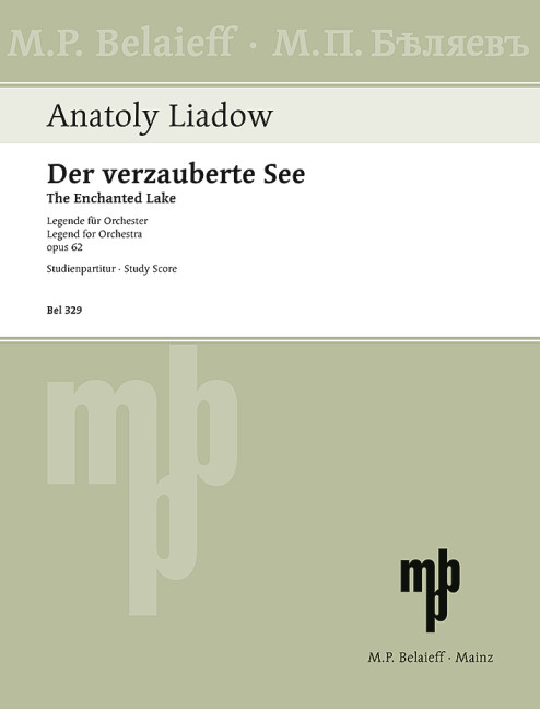 Vorderes Coverbild Der verzauberte See op. 62 
