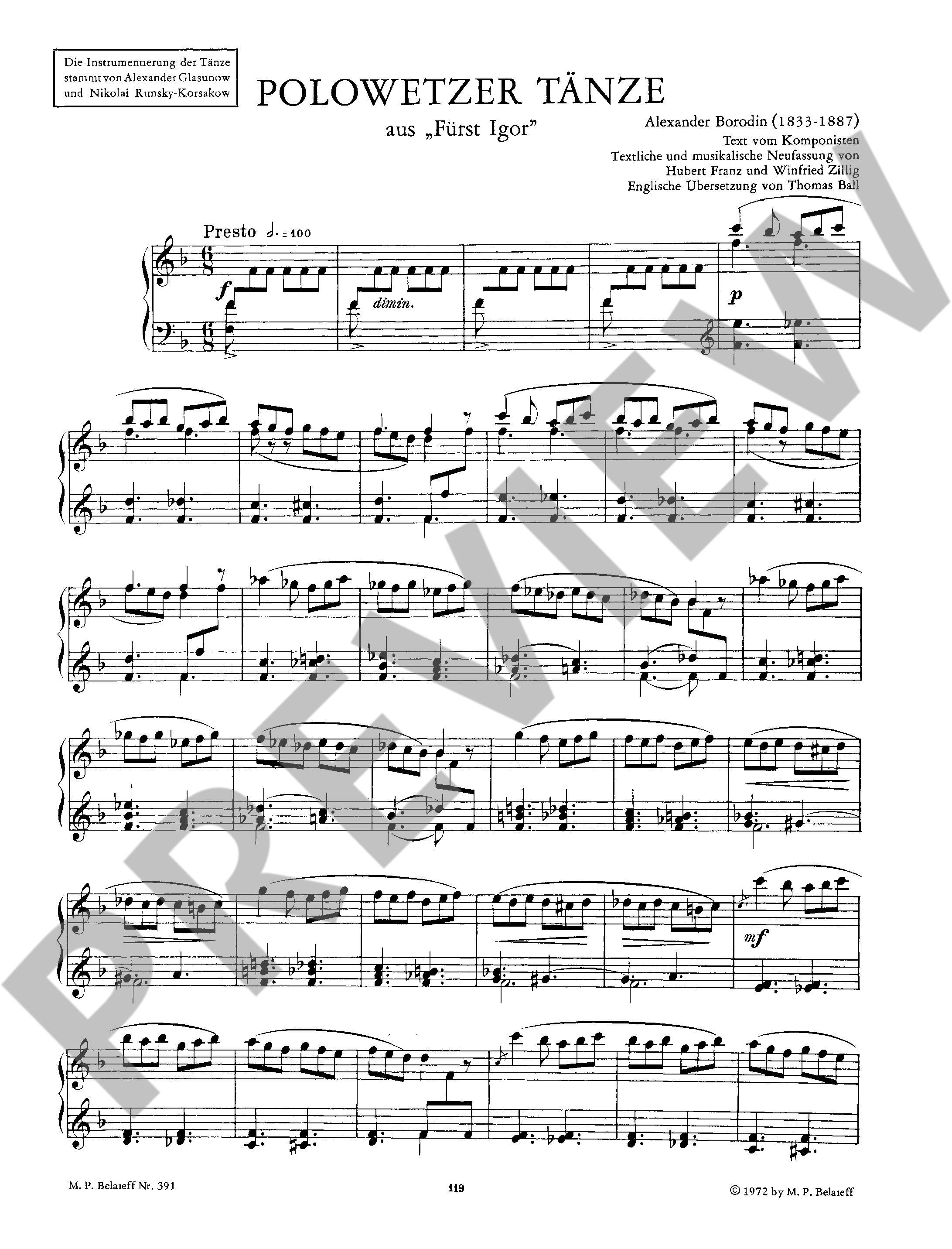 Anderes Coverbild Polowetzer Tänze 