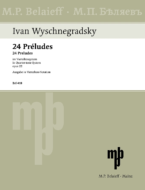Vorderes Coverbild 24 Préludes op. 22 