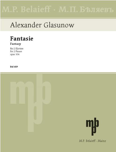 Vorderes Coverbild Fantasie op. 104 