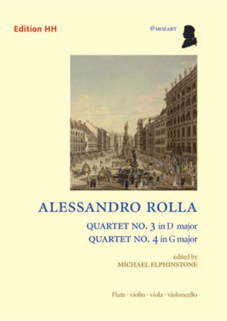 Vorderes Coverbild Flute Quartet 3 in D/Flute Quartet 4 in G 