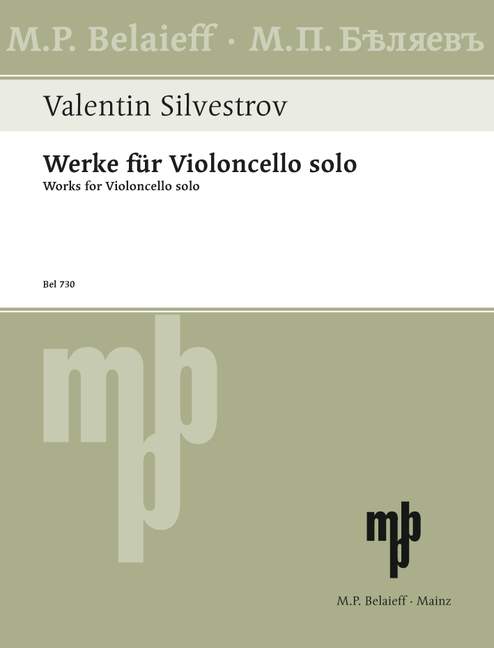 Vorderes Coverbild Werke für Violoncello solo 