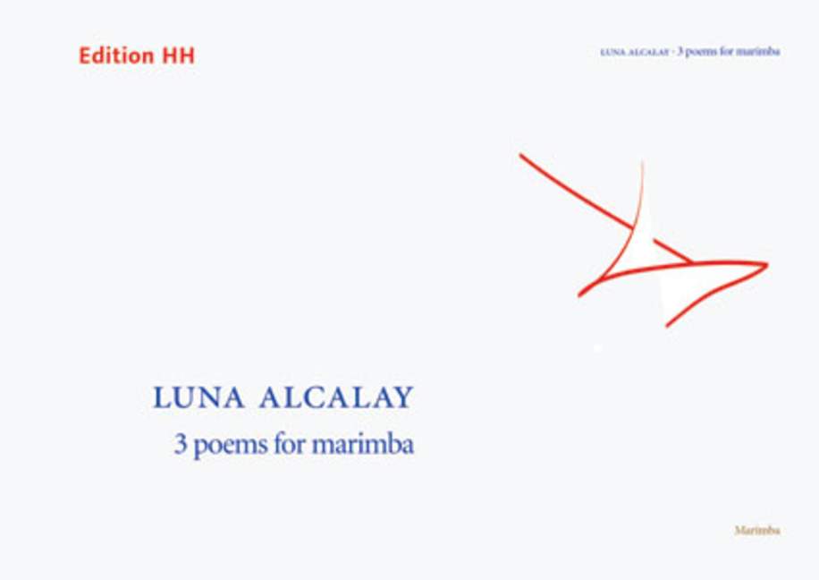 Vorderes Coverbild 3 poems for marimba 