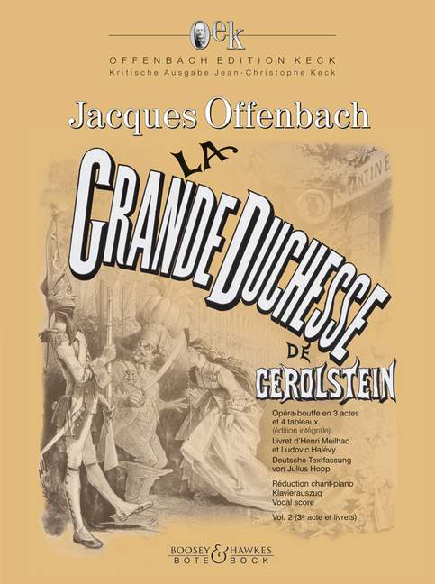 Vorderes Coverbild La Grande Duchesse de Gérolstein Band 2 (3e acte et livrets)
