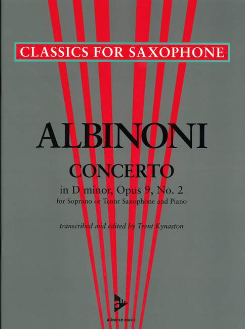 Vorderes Coverbild Concerto in D Minor op. 9/2 