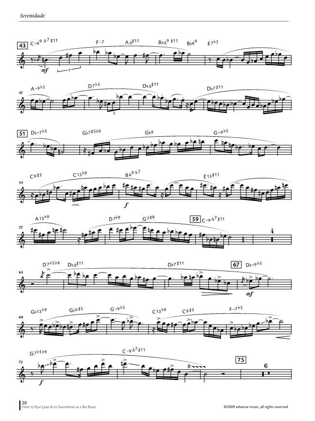 Anderes Coverbild How to play Lead Alto Saxophone in a Big Band 