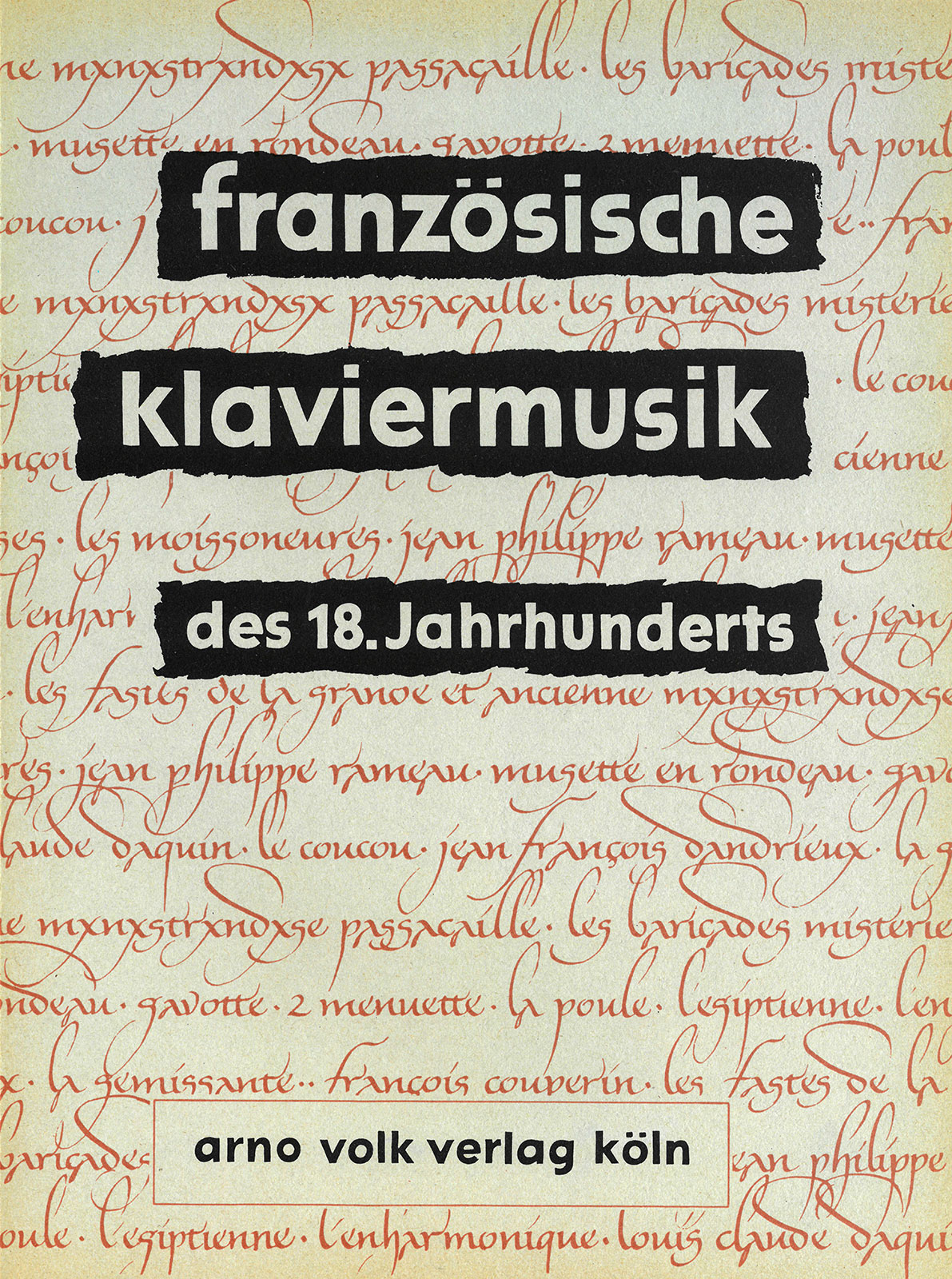 Vorderes Coverbild Französische Klaviermusik