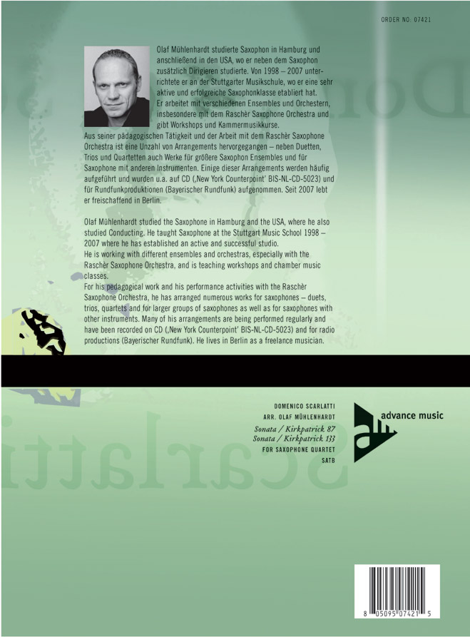 Anderes Coverbild Sonata (Kirkpatrick 87) + Sonata (Kirkpatrick 133) 