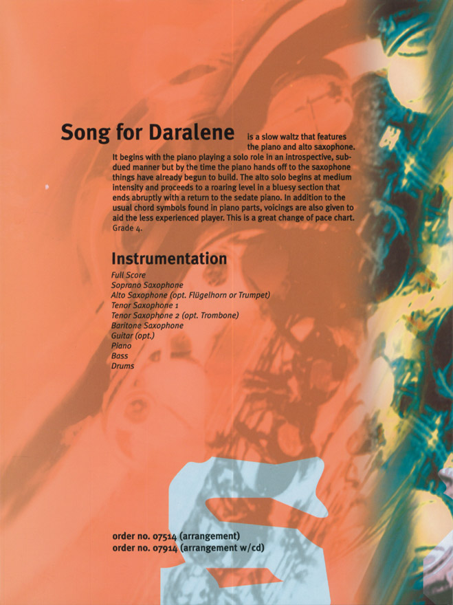 Anderes Coverbild Song for Daralene 