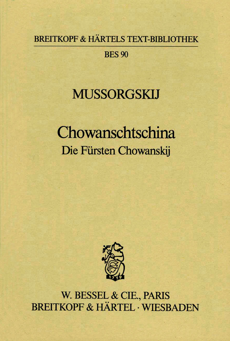 Vorderes Coverbild Chowanschtschina