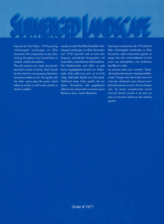 Anderes Coverbild Submerged Landscape 