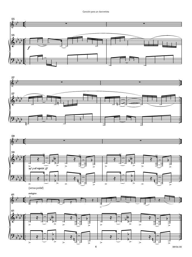 Anderes Coverbild Canción Para Un Clarinetista 