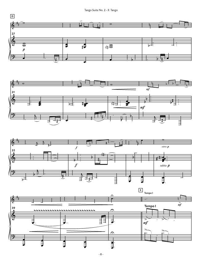 Anderes Coverbild Tango Suite No. 2 