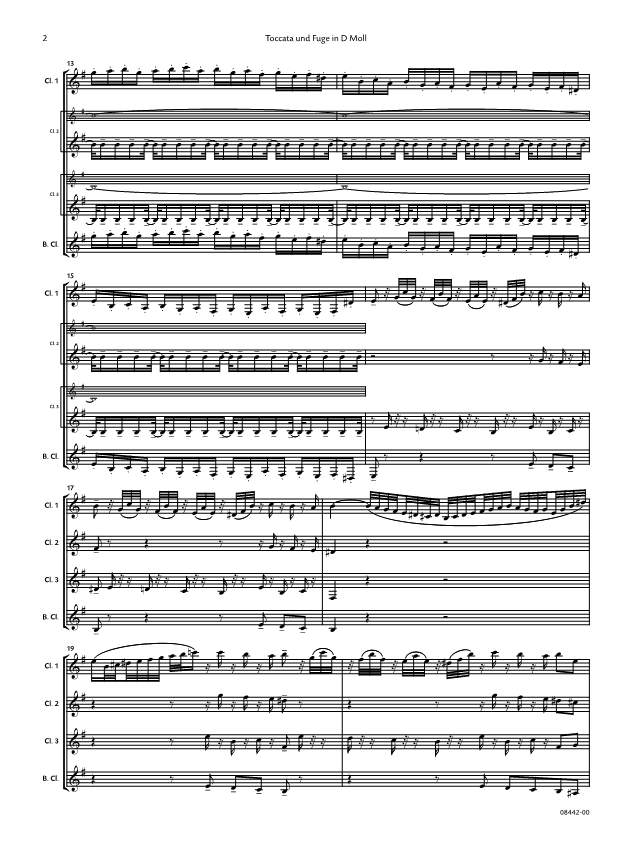 Anderes Coverbild Toccata und Fuge in d Moll BWV 565 
