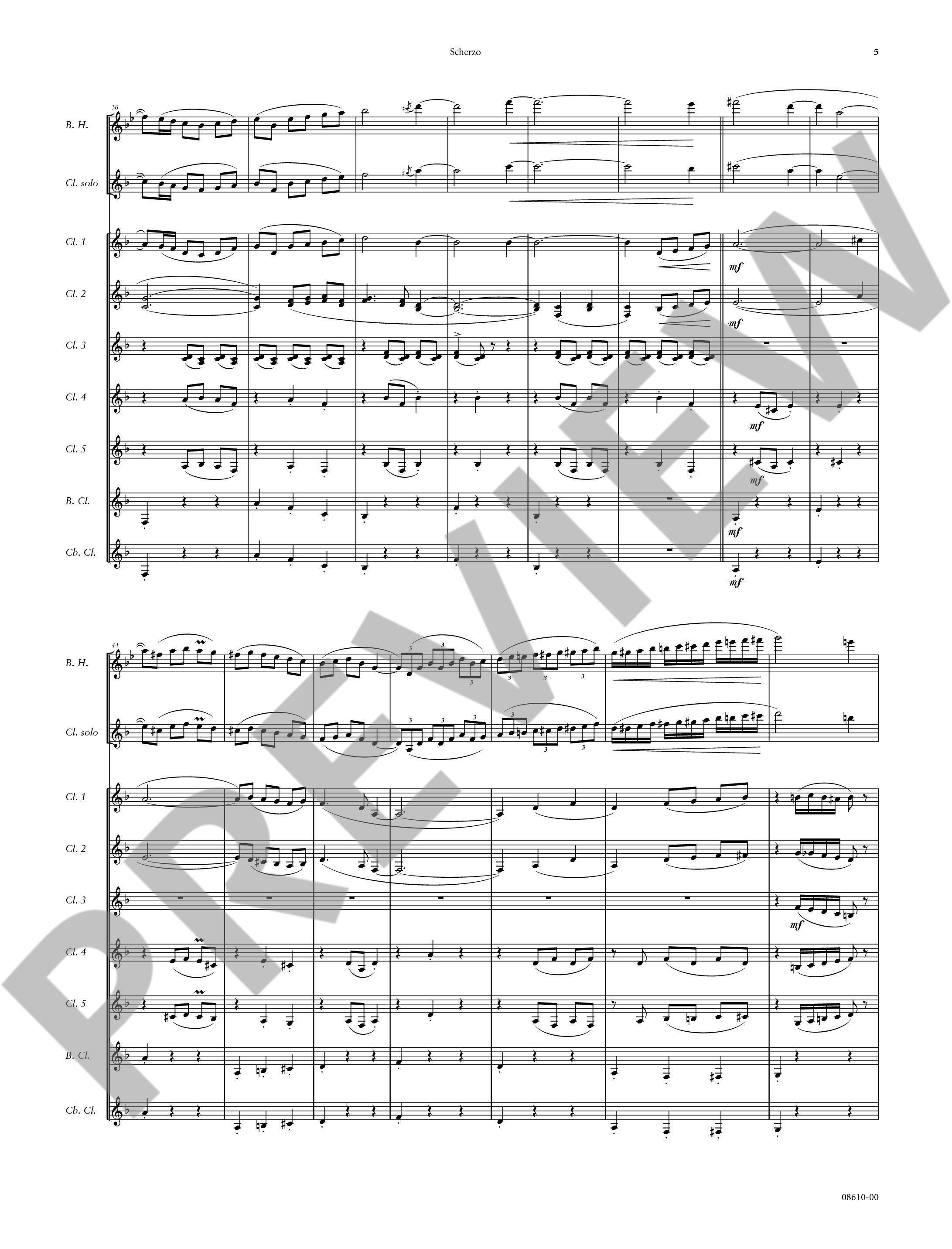 Anderes Coverbild Concerto for Clarinets 