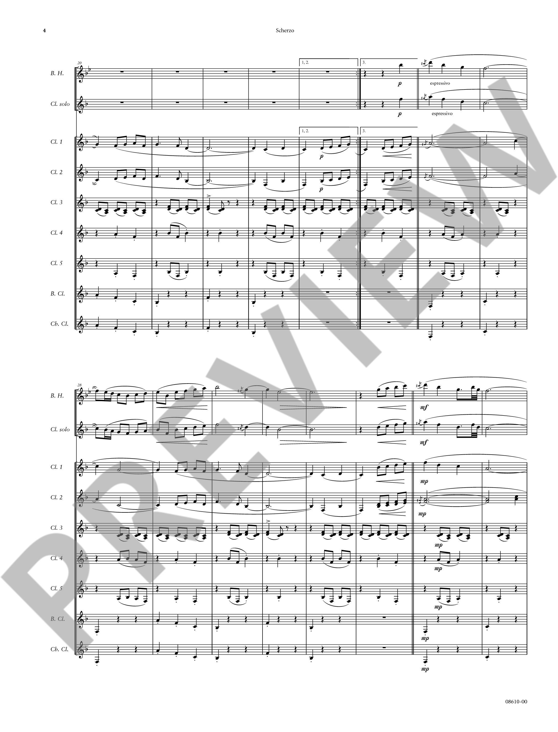 Anderes Coverbild Concerto for Clarinets 