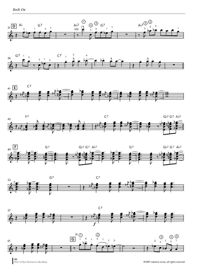 Anderes Coverbild How to play Guitar in a Big Band 