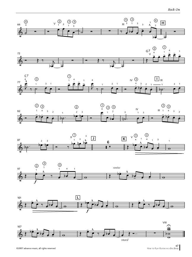 Anderes Coverbild How to play Guitar in a Big Band 