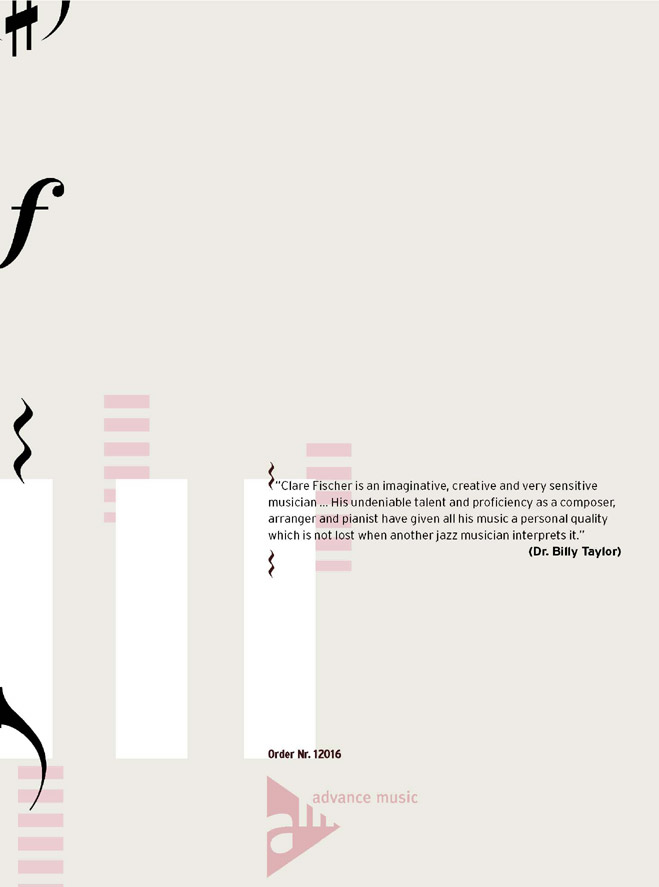 Anderes Coverbild The Music Of Clare Fischer Vol. 1